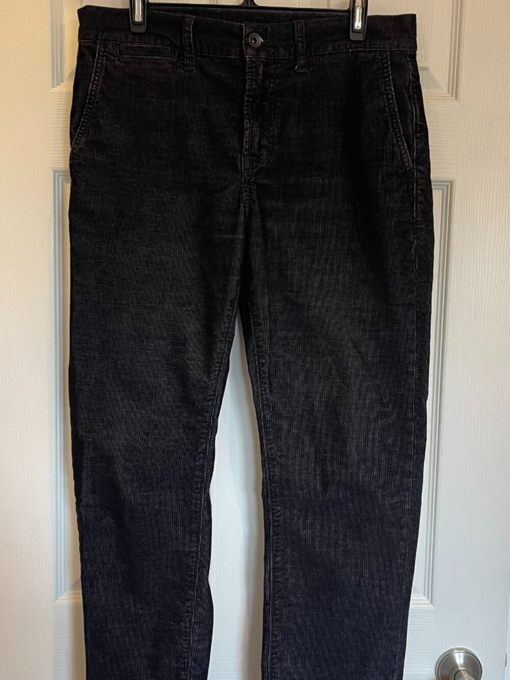 7 for all mankind - corduroy black and silver 32x29
